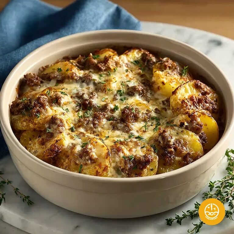 Homemade Crockpot Ground Beef and Potato Recipe