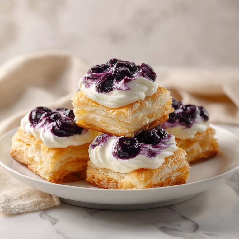 Swirled Blueberry Cream Cheese Danish Recipe
