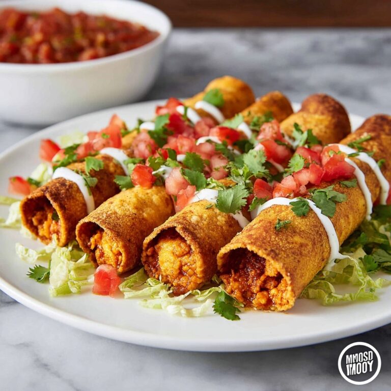 Homemade Chicken Taquitos Recipe