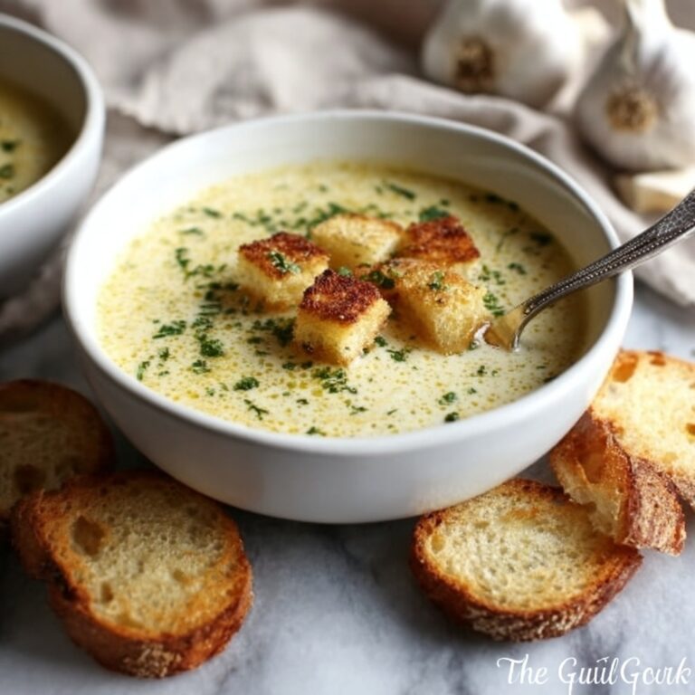 French Garlic Soup Recipe
