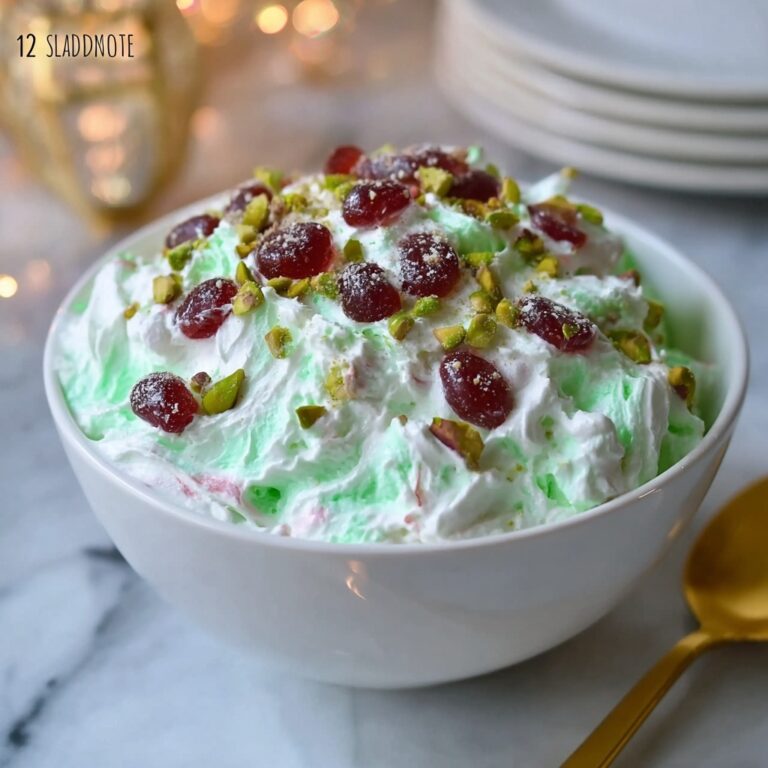 Traditional Watergate Fruit Salad with Pistachios Recipe