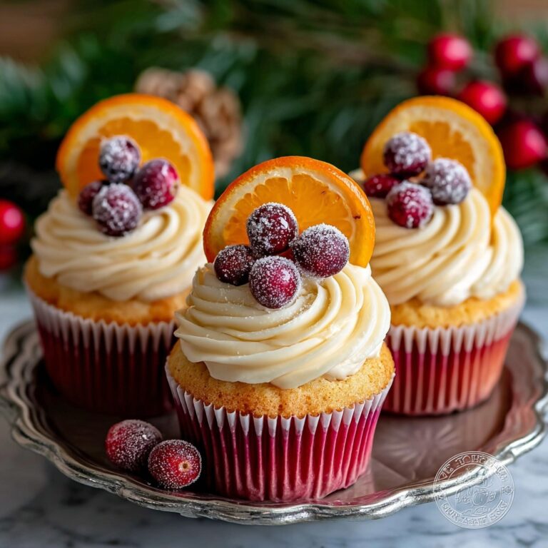 Cranberry Orange Cupcakes Recipe