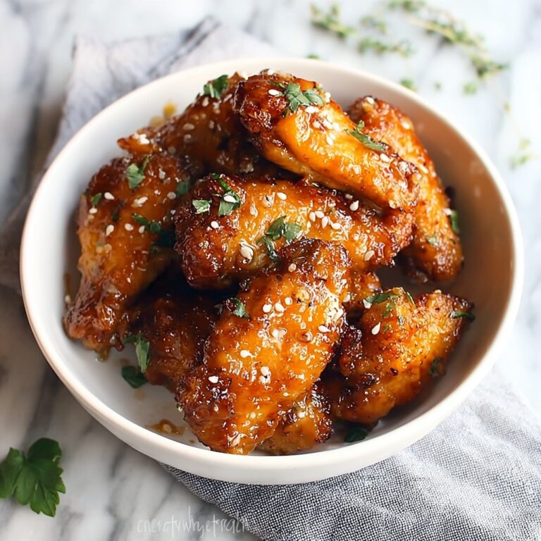 Baked Honey Mustard Chicken Wings Recipe