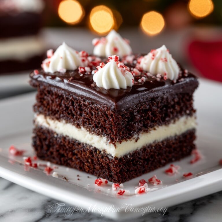 Decadent Layered Peppermint Brownies Recipe