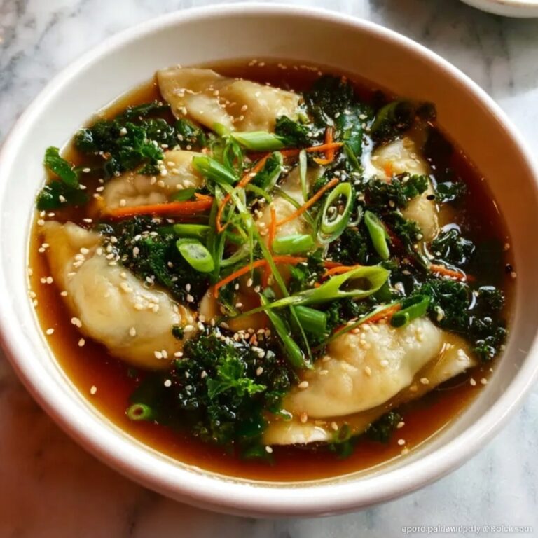 Comforting Beef Potsticker Soup: Delicious Bowl of Warmth Recipe