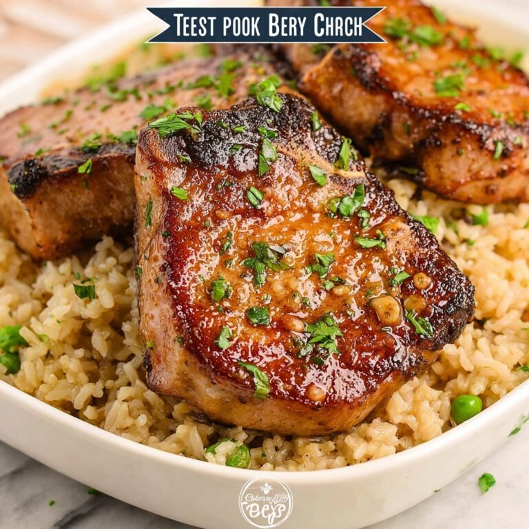 Pork Chops and Rice Casserole Recipe