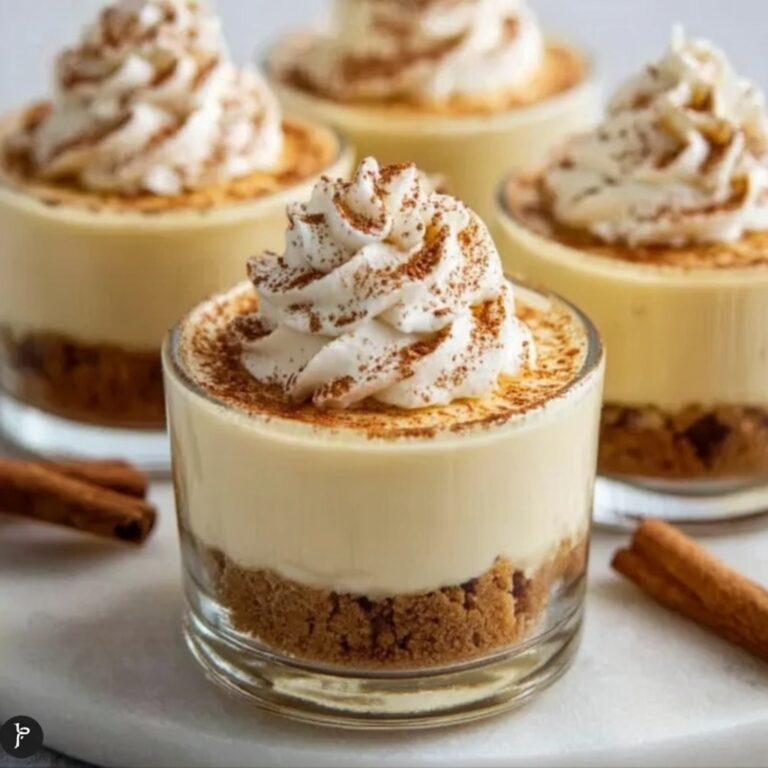Eggnog Mousse Cups Recipe